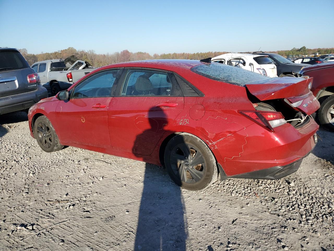 Image 2 of 2022 HYUNDAI ELANTRA SEL 2022 with VIN KMHLM4AG6NU352399