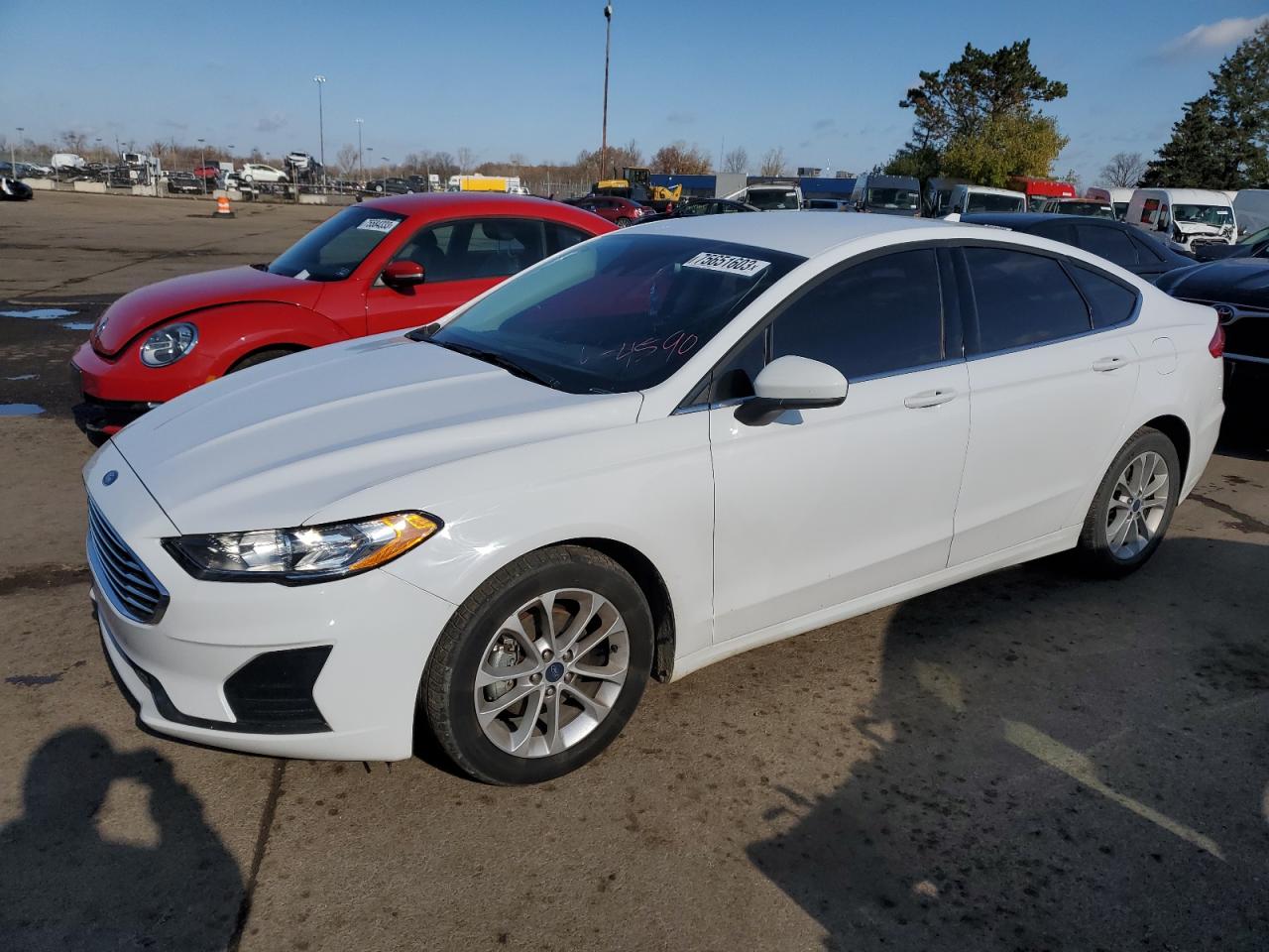Image 1 of 2020 FORD FUSION SE 2020 with VIN 3FA6P0HDXLR164590
