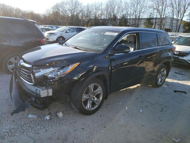 Image 1 of 2015 TOYOTA HIGHLANDER LIMITED 2015 with VIN 5TDDKRFH0FS152489