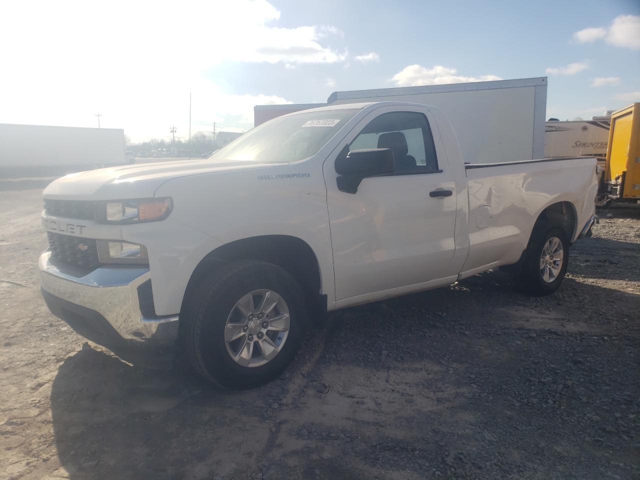 Image 1 of 2020 CHEVROLET SILVERADO C1500 2020 with VIN 3GCNWAEF7LG273766