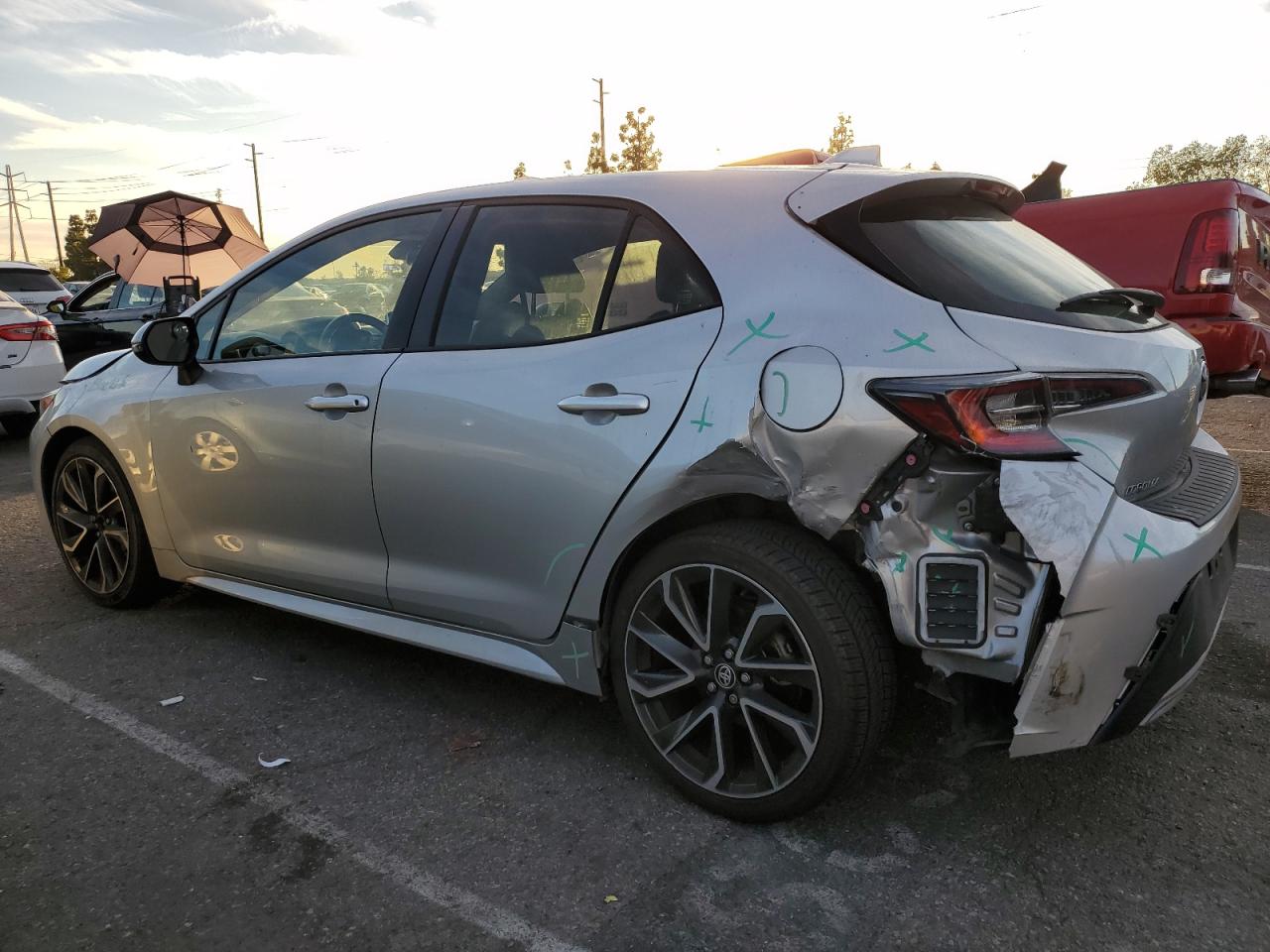Изображение 2 2019 TOYOTA COROLLA SE 2019 с VIN JTNK4RBEXK3032509
