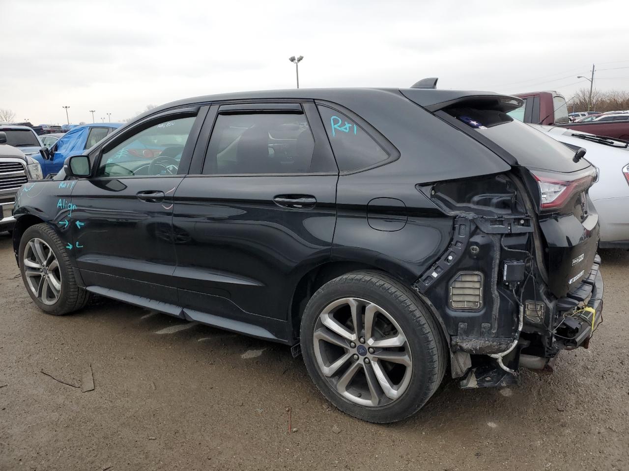 Изображение 2 2015 FORD EDGE SPORT 2015 с VIN 2FMTK3AP9FBB47117