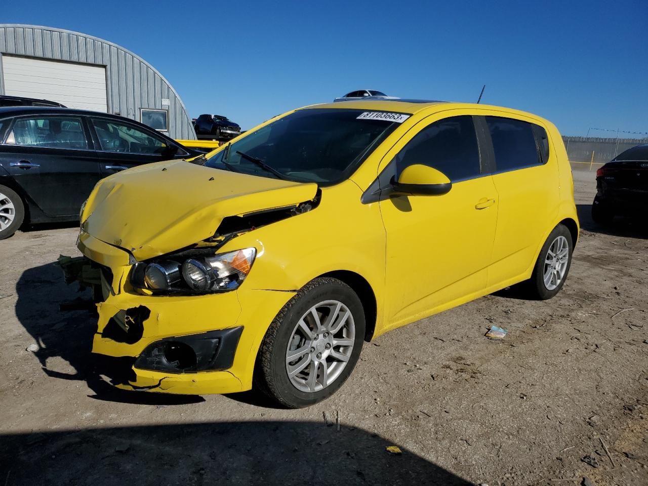 Изображение 1 2015 CHEVROLET SONIC LT 2015 с VIN 1G1JC6SH9F4206039