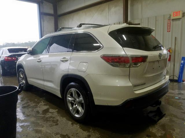 Image 3 of 2015 TOYOTA HIGHLANDER LIMITED 2015 with VIN 5TDDKRFHXFS192997