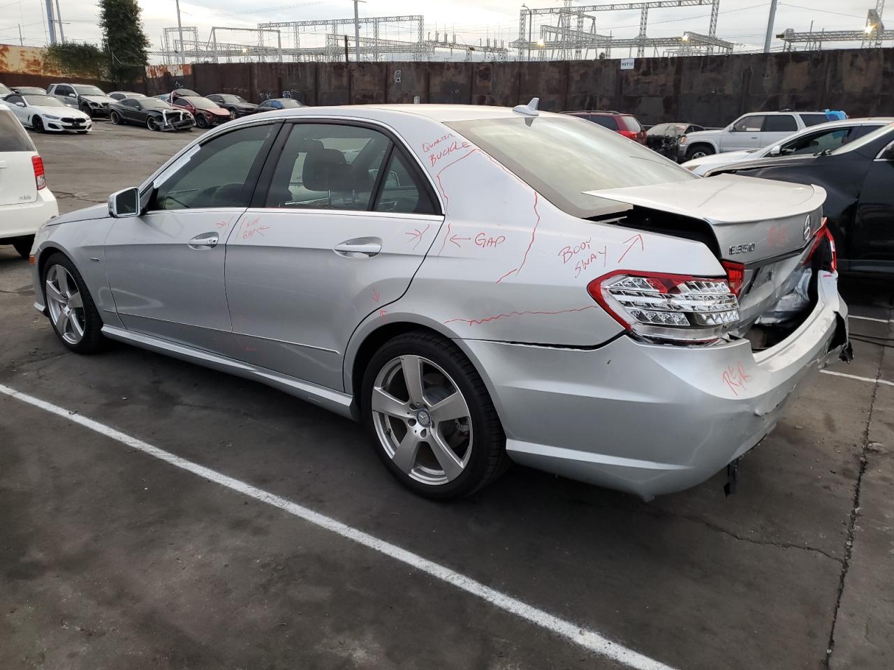 Image 2 of 2012 MERCEDES-BENZ E 350 2012 with VIN WDDHF5KB9CA605670