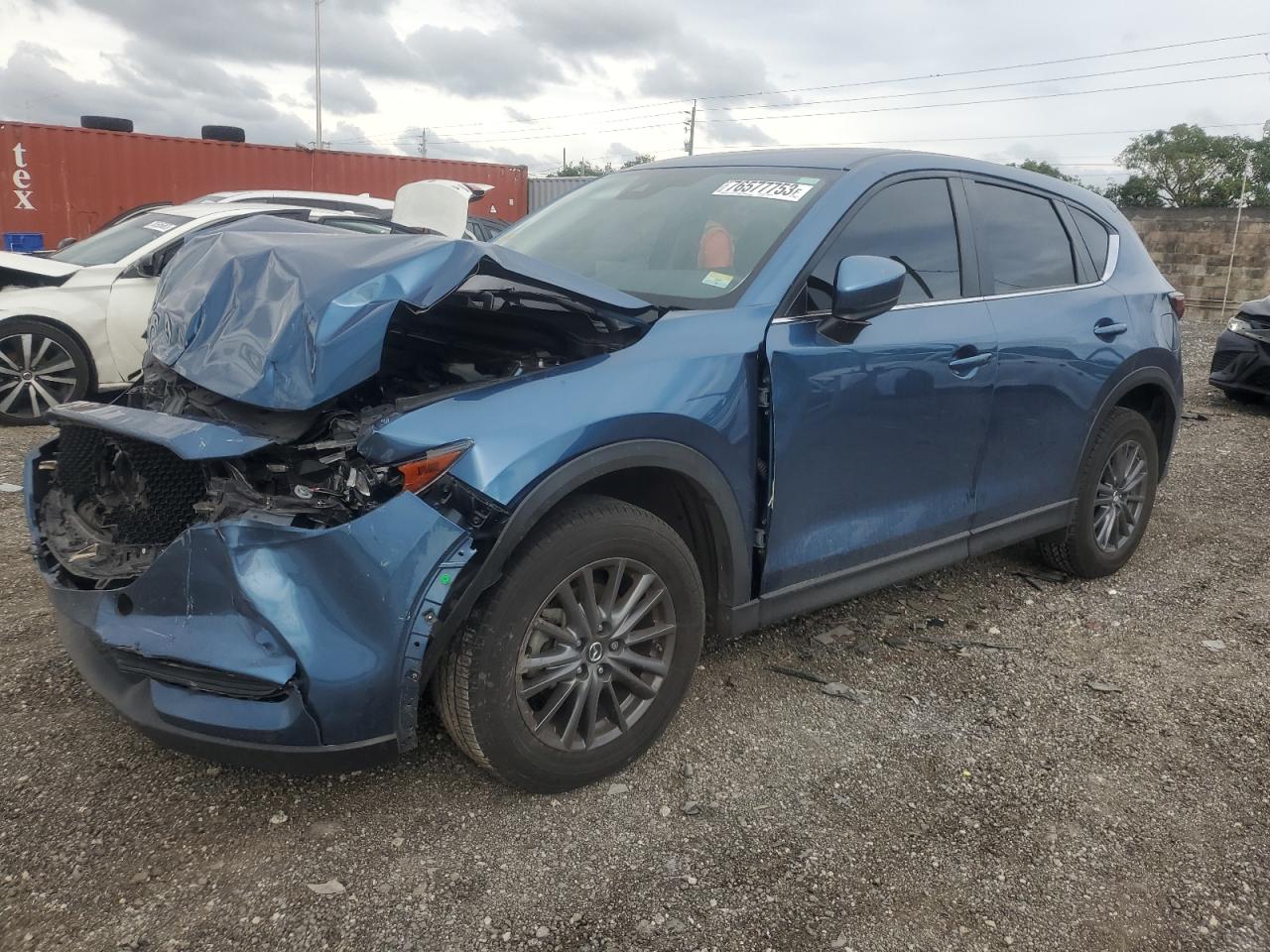 Image 1 of 2021 MAZDA CX-5 TOURING 2021 with VIN JM3KFACM5M0413105