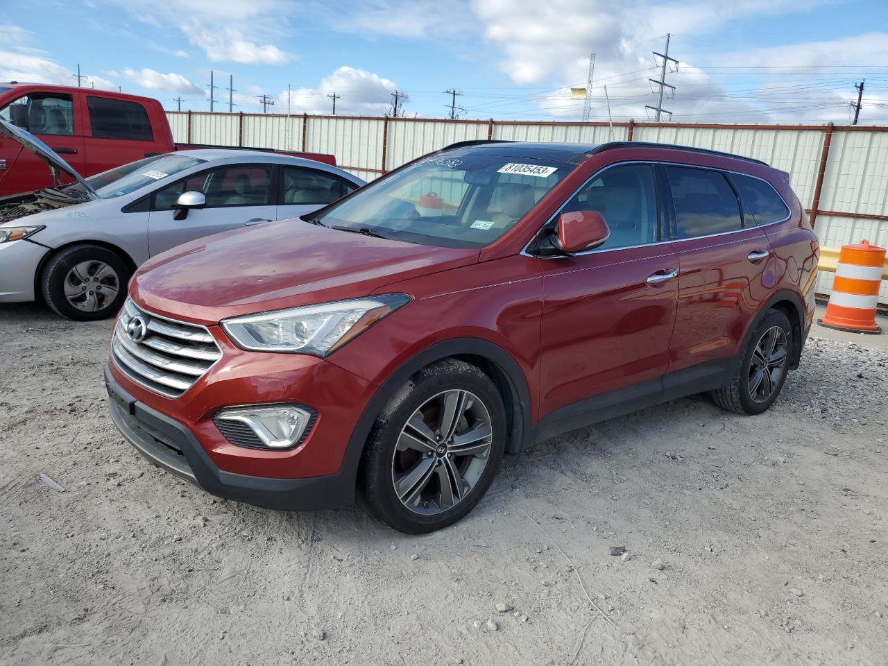 Image 1 of 2013 HYUNDAI SANTA FE LIMITED 2013 with VIN KM8SR4HFXDU023939