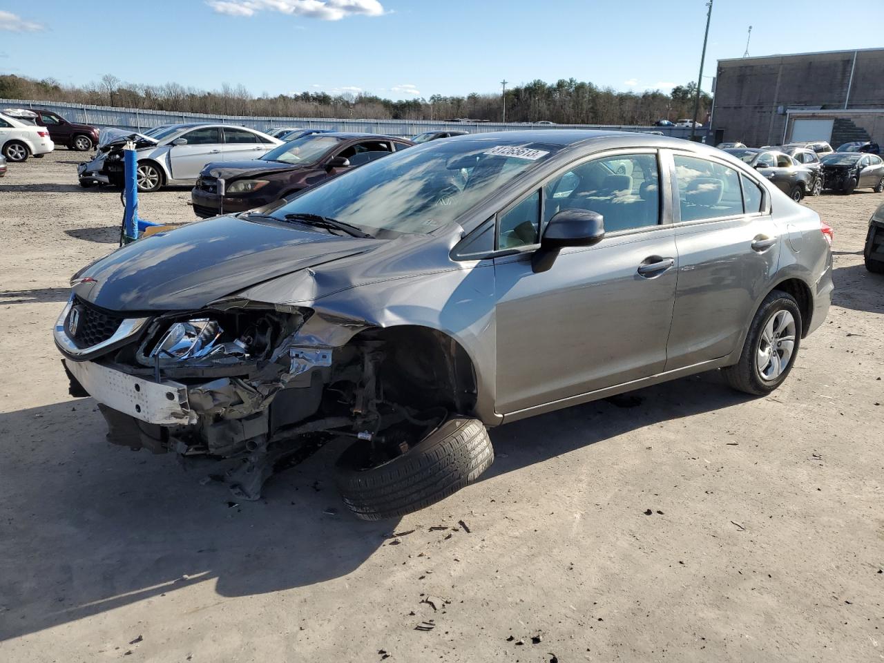 Obraz 1 z 2013 HONDA CIVIC LX 2013 z VIN 19XFB2F53DE201651