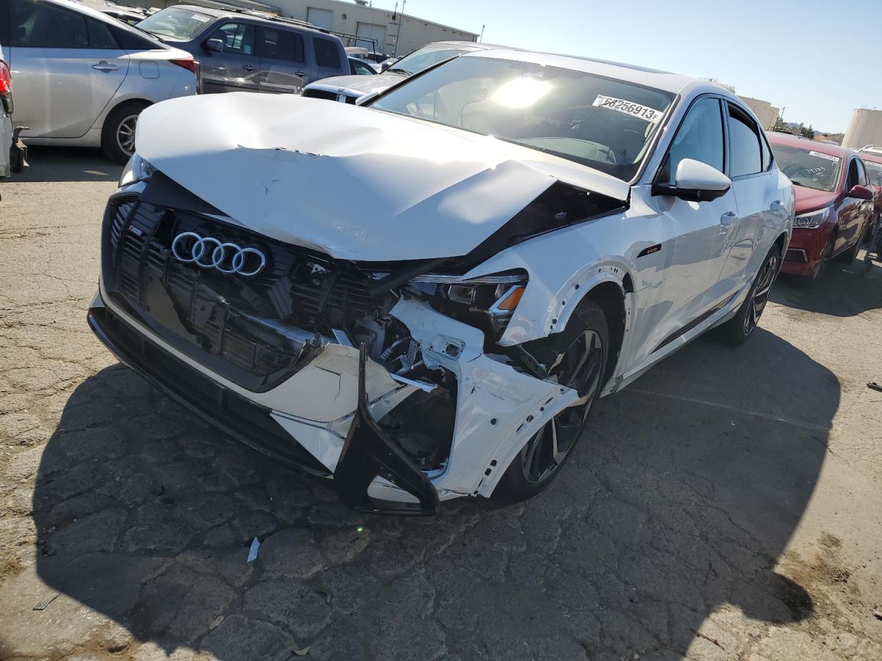 Image 1 of 2022 AUDI E-TRON SPORTBACK PREMIUM PLUS 2022 with VIN WA12AAGE9NB022047