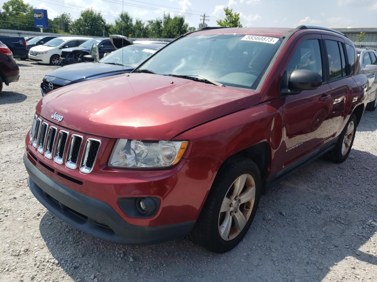 Image 1 of 2011 JEEP COMPASS SPORT 2011 with VIN 1J4NT1FB1BD150801