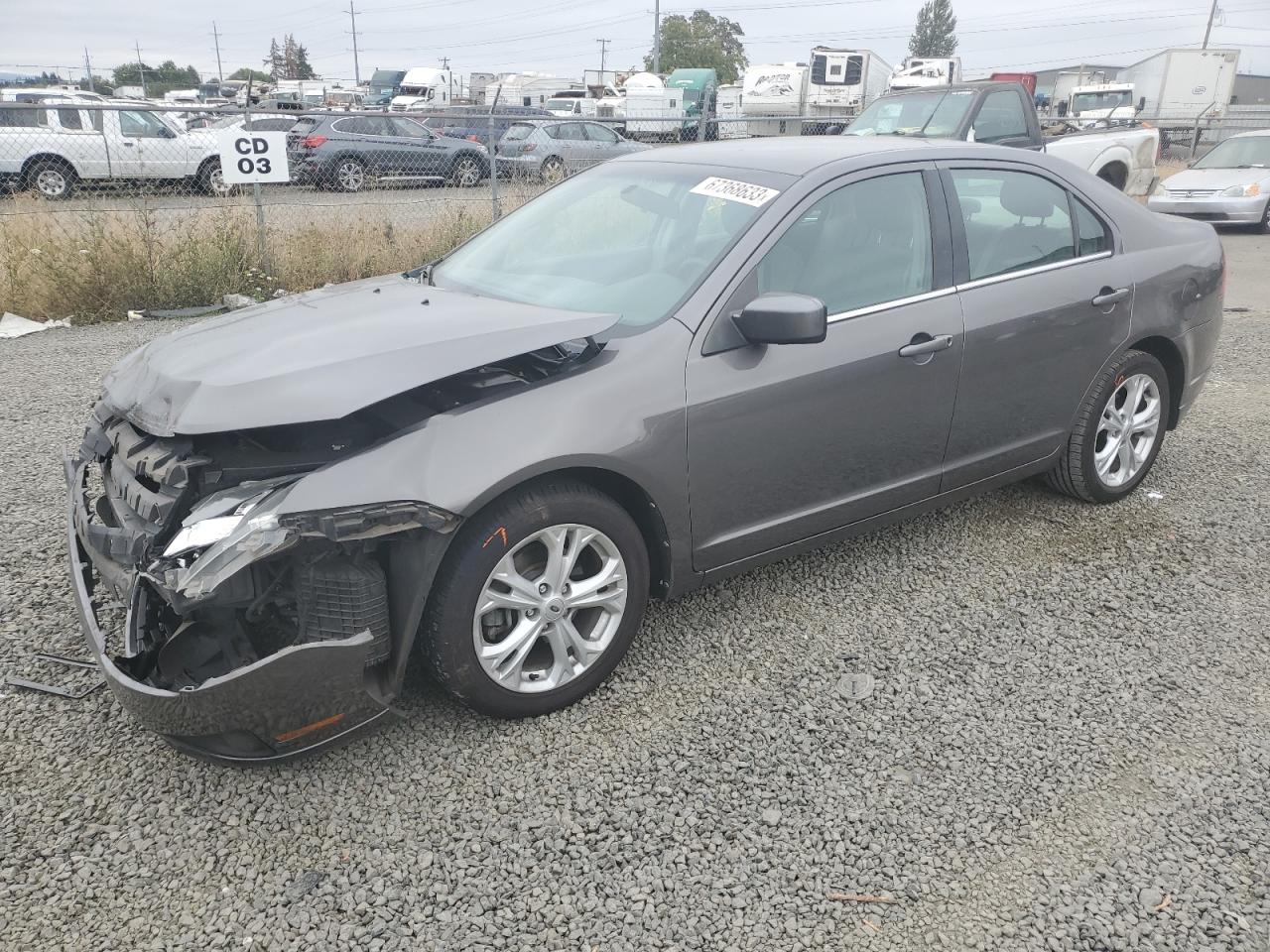 Obraz 1 z 2012 FORD FUSION SE 2012 z VIN 3FAHP0HA3CR194707