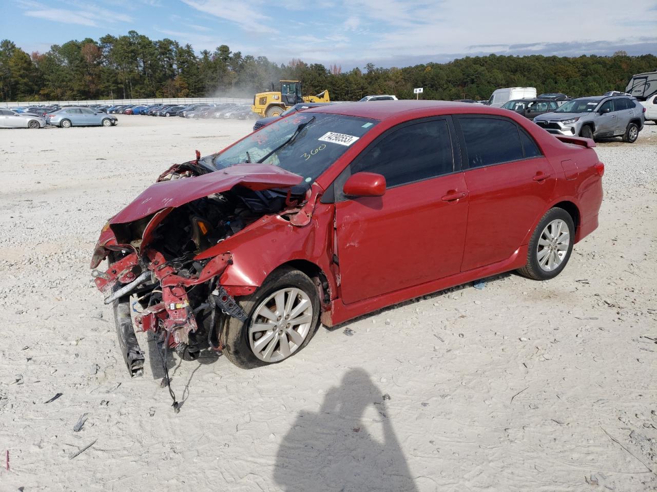 Image 1 of 2010 TOYOTA COROLLA BASE 2010 with VIN 2T1BU4EE7AC466296