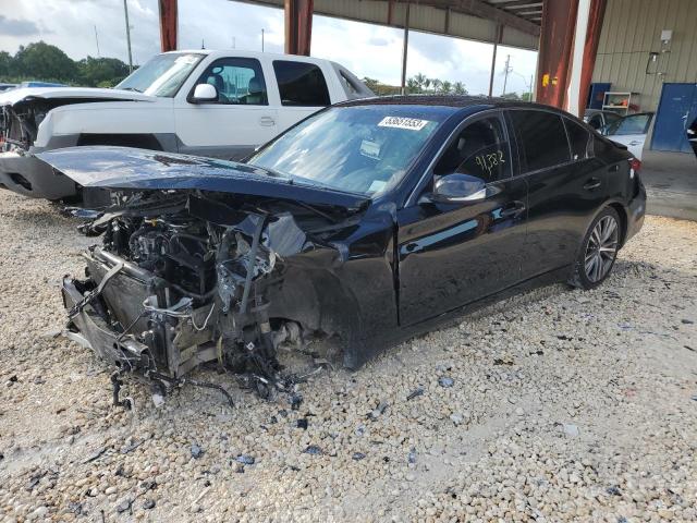 Image 1 of 2018 INFINITI Q50 LUXE 2018 with VIN JN1EV7AP7JM357779