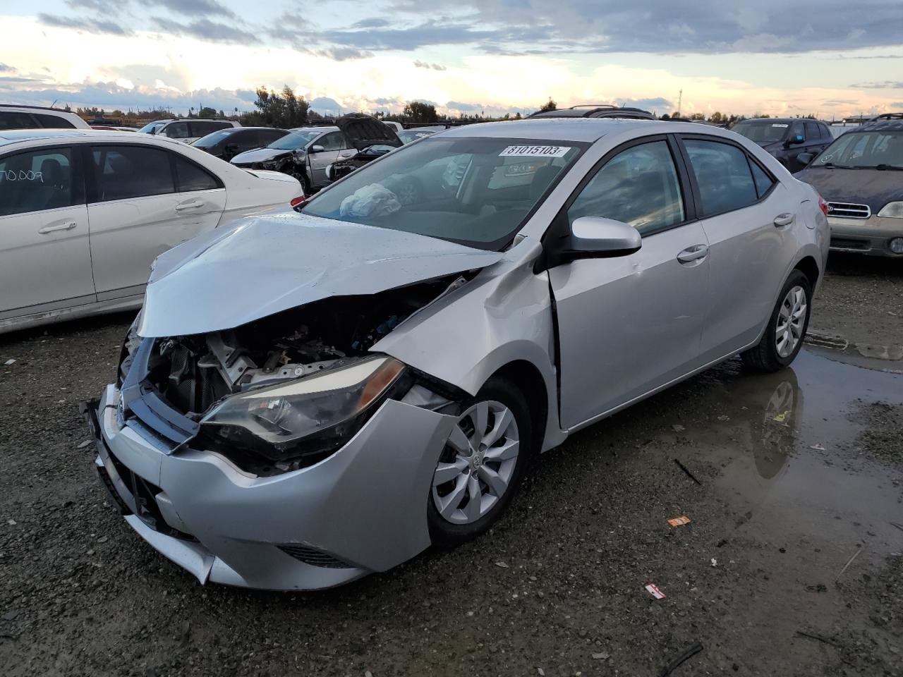 Изображение 1 2015 TOYOTA COROLLA L 2015 с VIN 5YFBURHE5FP268686