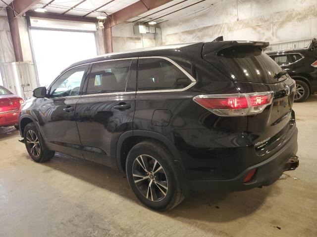 Image 2 of 2016 TOYOTA HIGHLANDER XLE 2016 with VIN 5TDJKRFH9GS264048