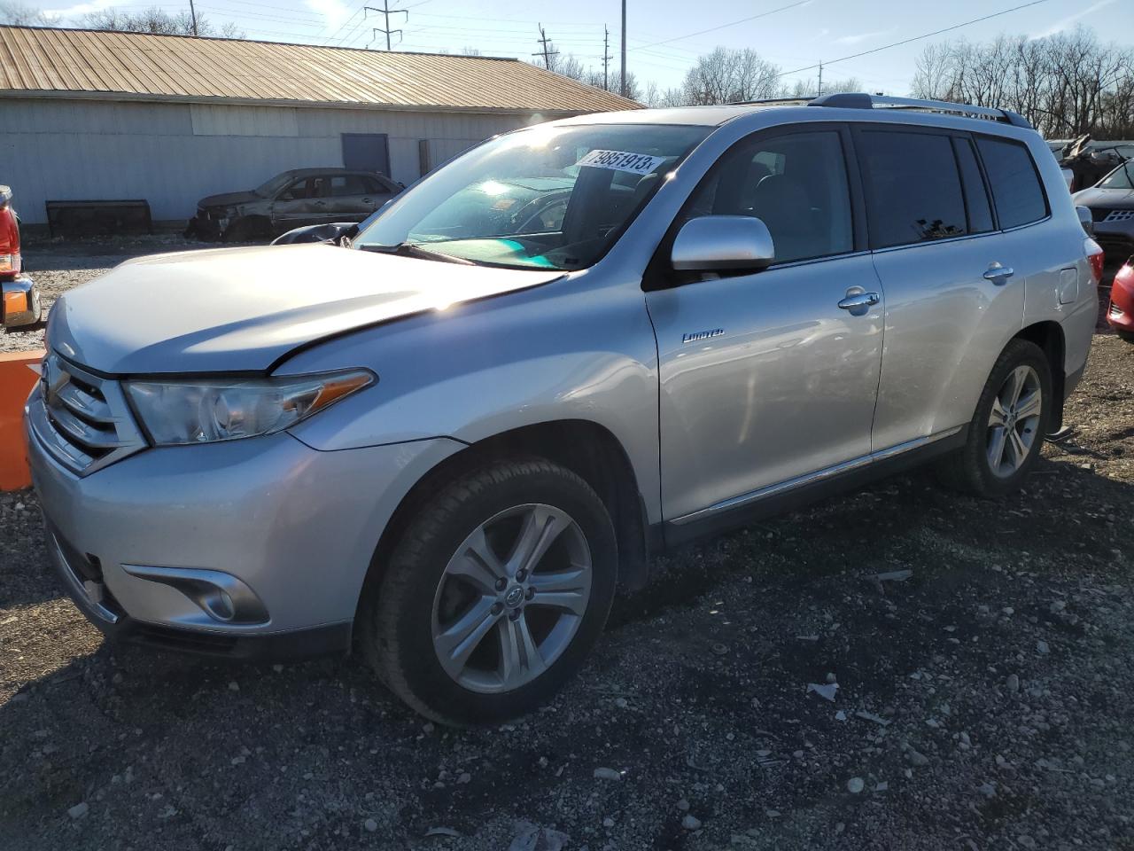 Image 1 of 2011 TOYOTA HIGHLANDER LIMITED 2011 with VIN 5TDDK3EH1BS067234