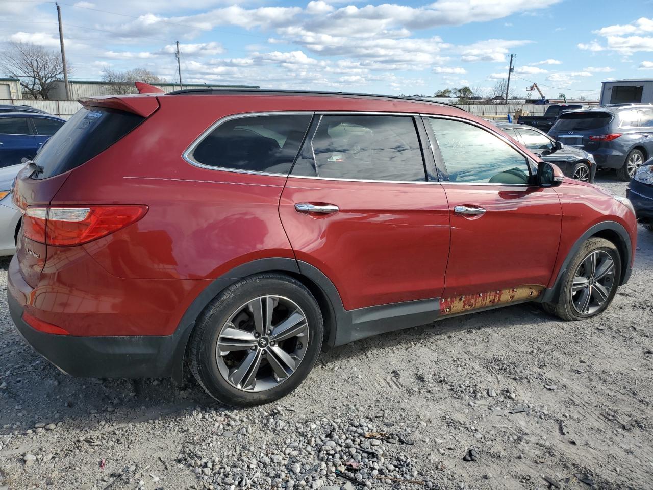 Image 3 of 2013 HYUNDAI SANTA FE LIMITED 2013 with VIN KM8SR4HFXDU023939