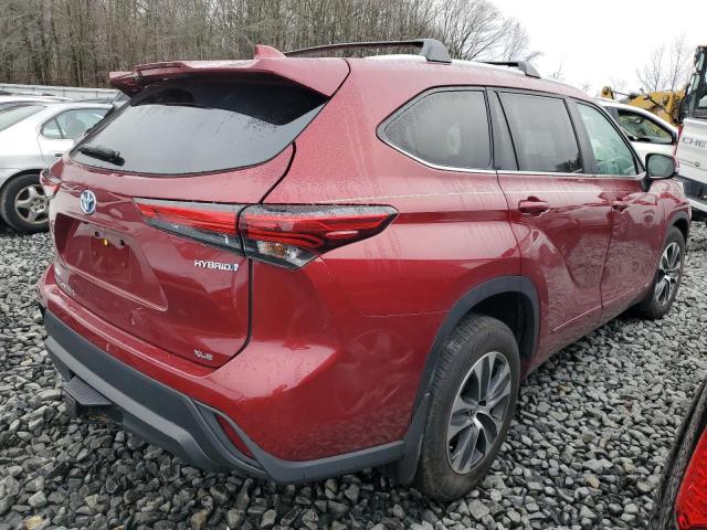 Image 3 of 2023 TOYOTA HIGHLANDER HYBRID XLE 2023 with VIN 5TDKBRCHXPS114412
