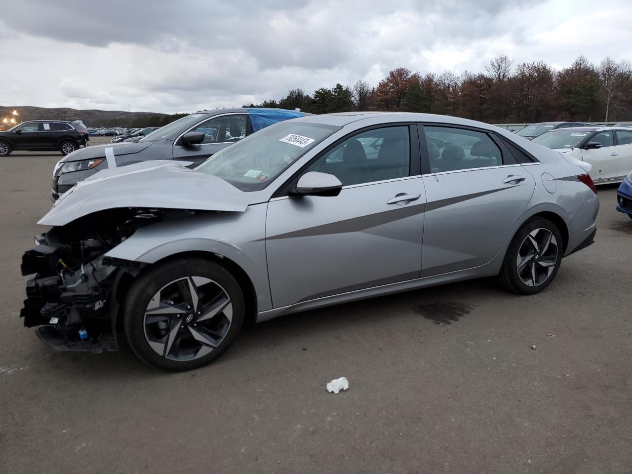 Image 1 of 2022 HYUNDAI ELANTRA SEL 2022 with VIN 5NPLN4AG0NH058329