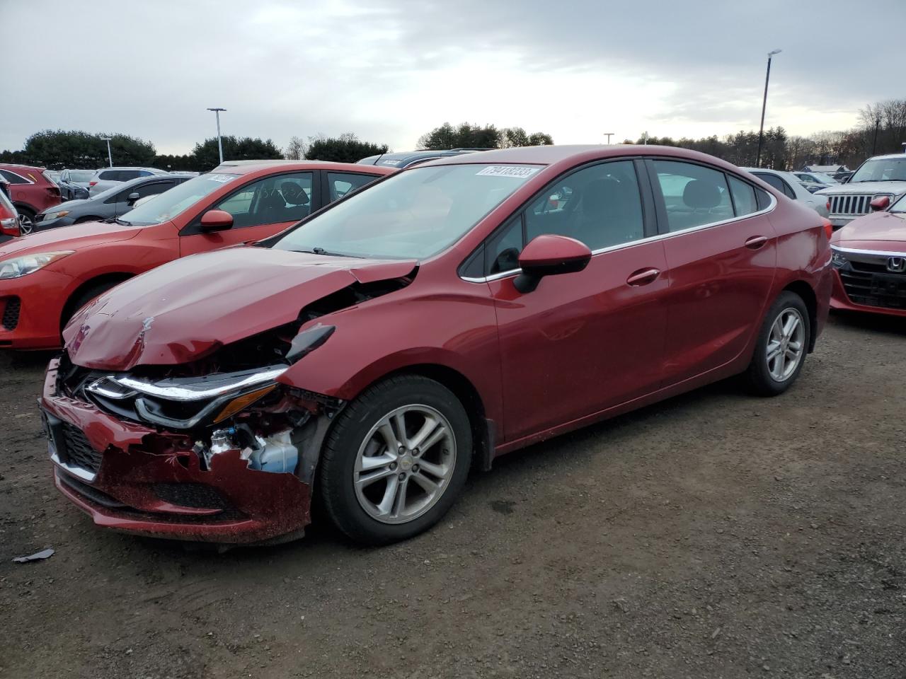 Изображение 1 2017 CHEVROLET CRUZE LT 2017 с VIN 1G1BE5SM4H7190615