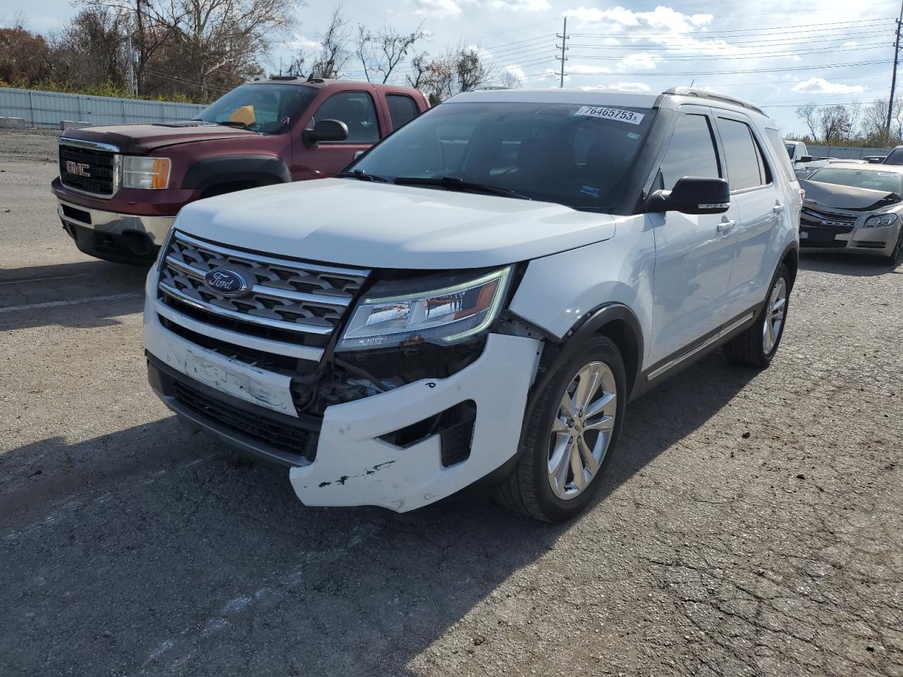 Image 1 of 2018 FORD EXPLORER XLT 2018 with VIN 1FM5K7D87JGB89114