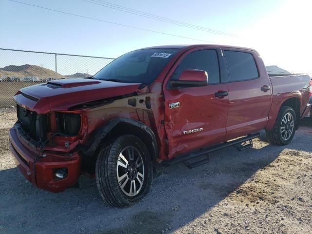 Image 1 of 2021 TOYOTA TUNDRA CREWMAX SR5 2021 with VIN 5TFDY5F15MX996884