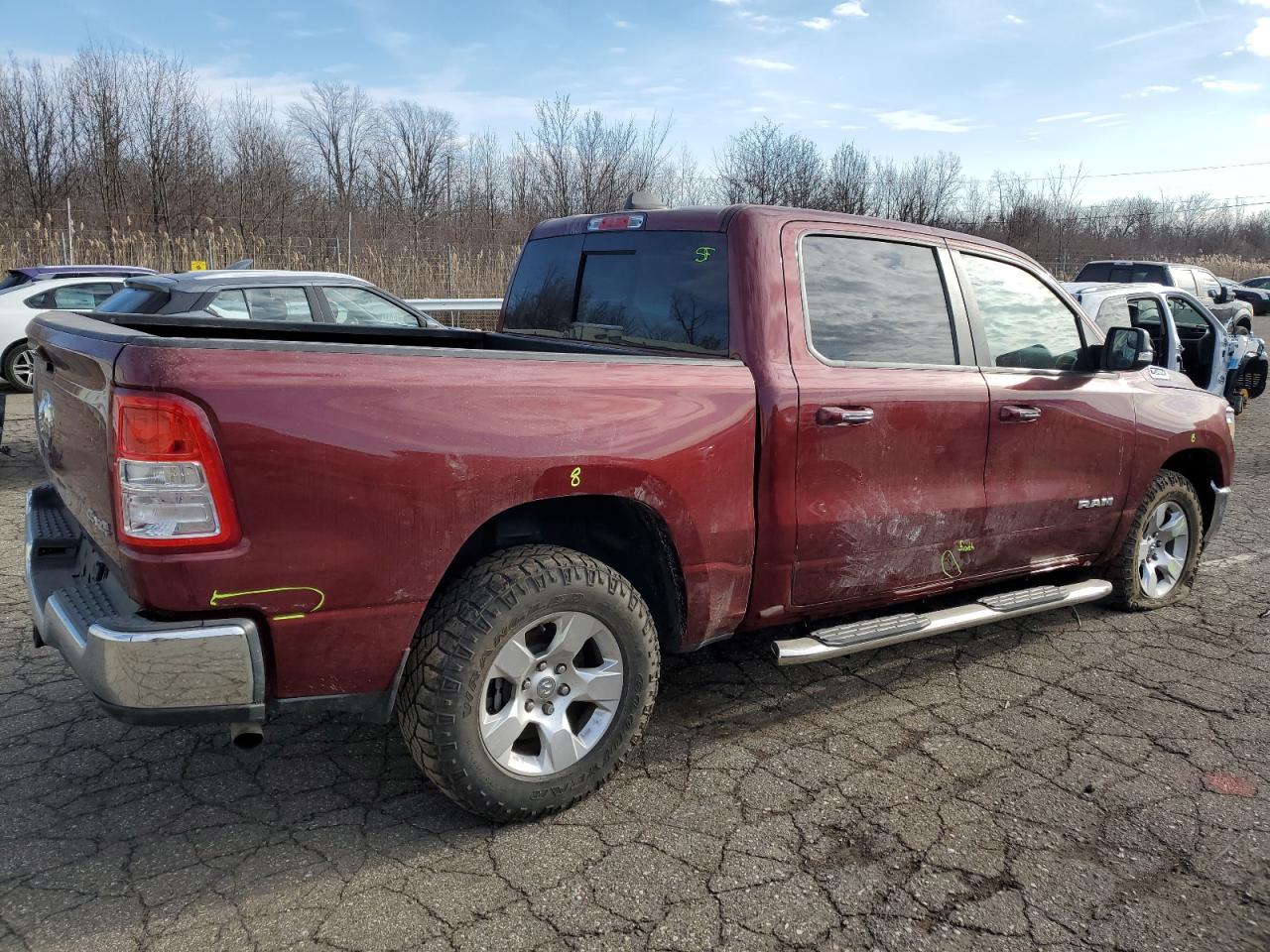 Image 3 of 2019 RAM 1500 BIG HORN/LONE STAR 2019 with VIN 1C6RRFFG6KN730657