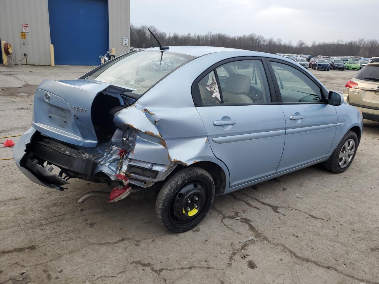 Image 3 of 2011 HYUNDAI ACCENT GLS 2011 with VIN KMHCN4AC1BU621396