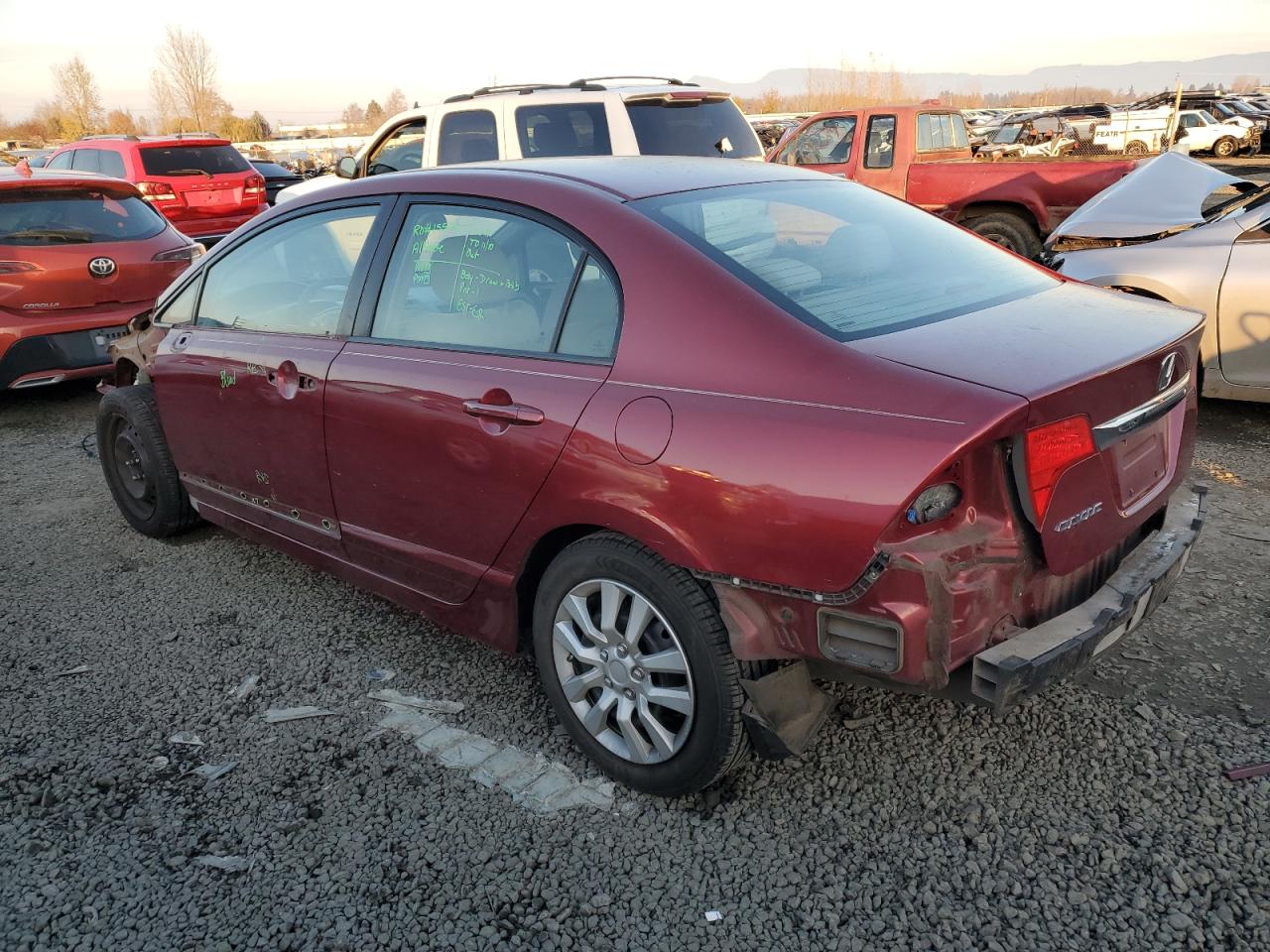 Image 2 of 2011 HONDA CIVIC LX 2011 with VIN 2HGFA1F58BH520723