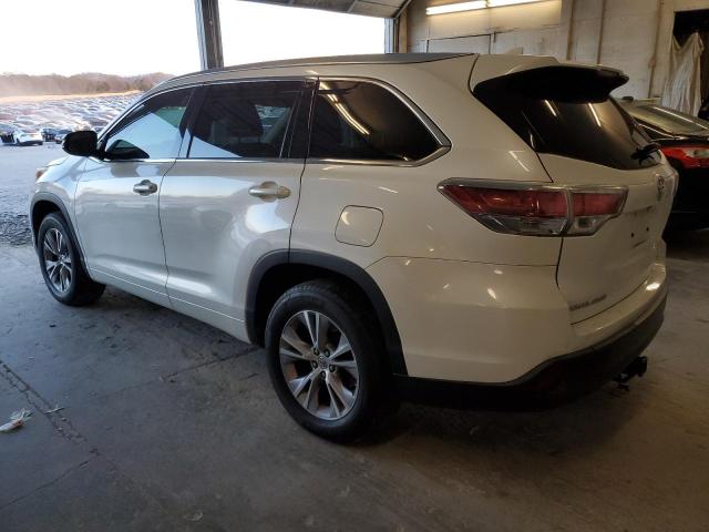 Obraz 2 z 2014 TOYOTA HIGHLANDER XLE 2014 z VIN 5TDKKRFH3ES030327