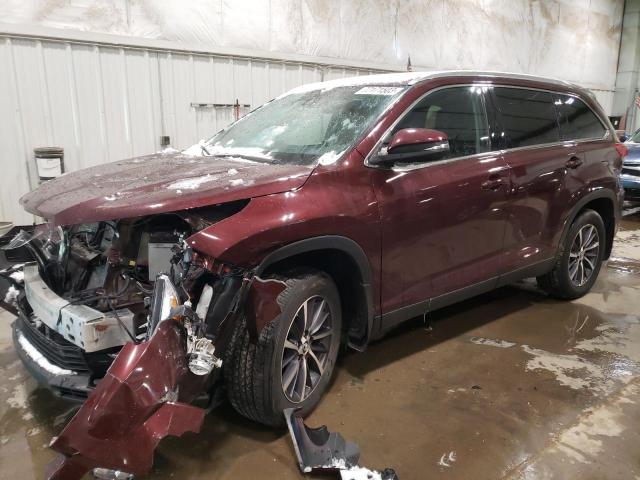 Obraz 1 z 2019 TOYOTA HIGHLANDER SE 2019 z VIN 5TDJZRFH1KS701562