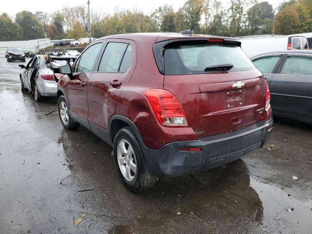 Изображение 2 2016 CHEVROLET TRAX LS 2016 с VIN 3GNCJNSBXGL118387