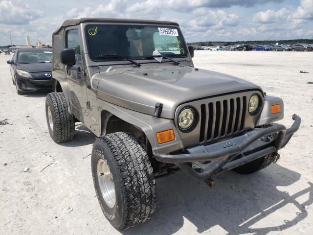 Image 1 of 2003 JEEP WRANGLER / TJ SAHARA 2003 with VIN 1J4FA59S73P350479