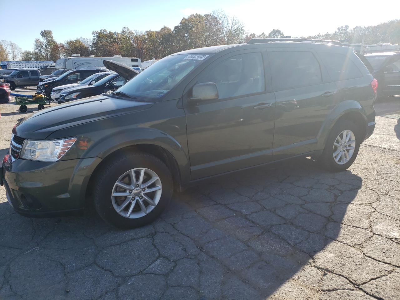 Изображение 1 2017 DODGE JOURNEY SXT 2017 с VIN 3C4PDDBG4HT577701