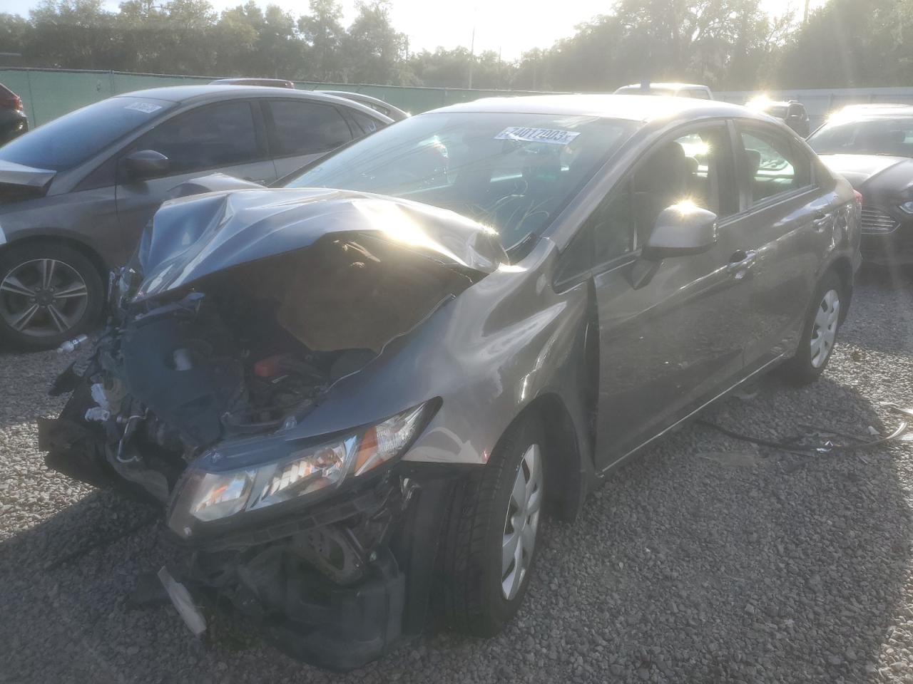 Obraz 1 z 2013 HONDA CIVIC LX 2013 z VIN 19XFB2F57DE248231