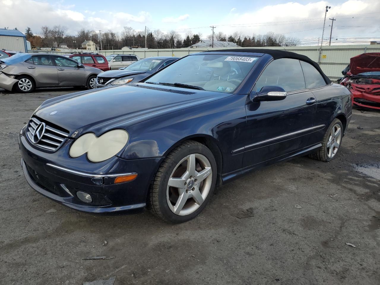 Image 1 of 2005 MERCEDES-BENZ CLK 500 2005 with VIN WDBTK75J05F145110