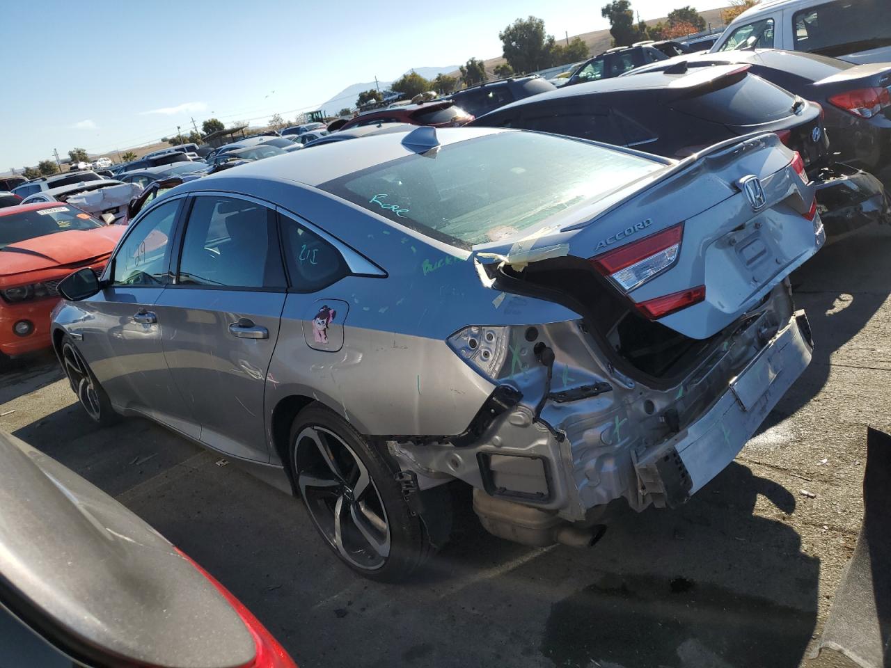 Image 2 of 2018 HONDA ACCORD SPORT 2018 with VIN 1HGCV1F30JA001099