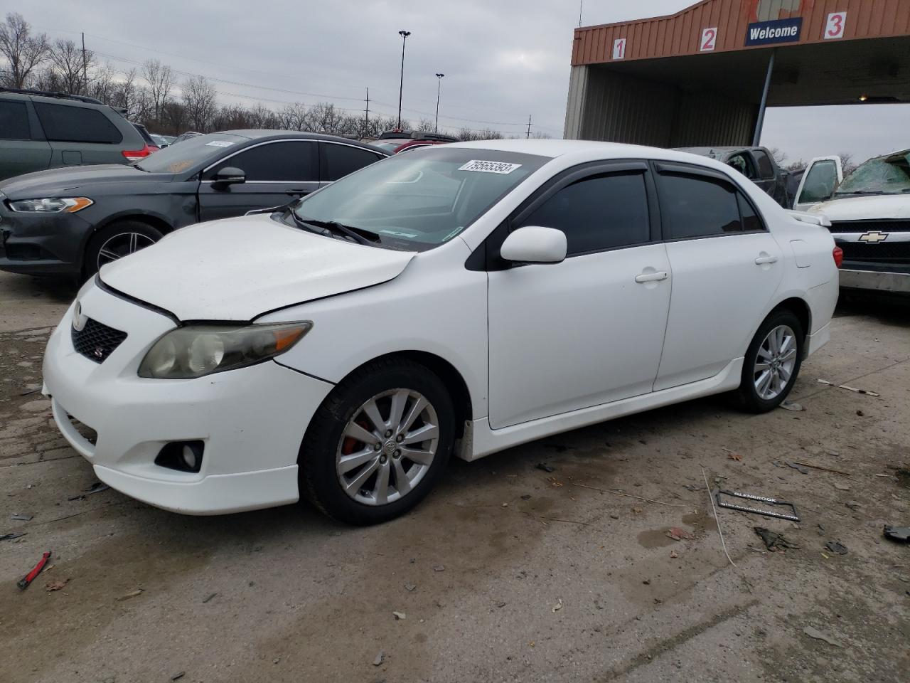Изображение 1 2009 TOYOTA COROLLA BASE 2009 с VIN 1NXBU40E99Z018756