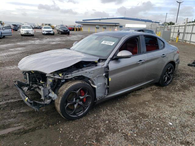 Image 1 of 2018 ALFA ROMEO GIULIA TI 2018 with VIN ZARFAECN7J7594810