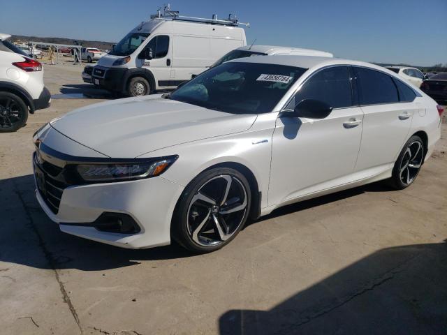 Image 1 of 2022 HONDA ACCORD HYBRID SPORT 2022 with VIN 1HGCV3F2XNA005525