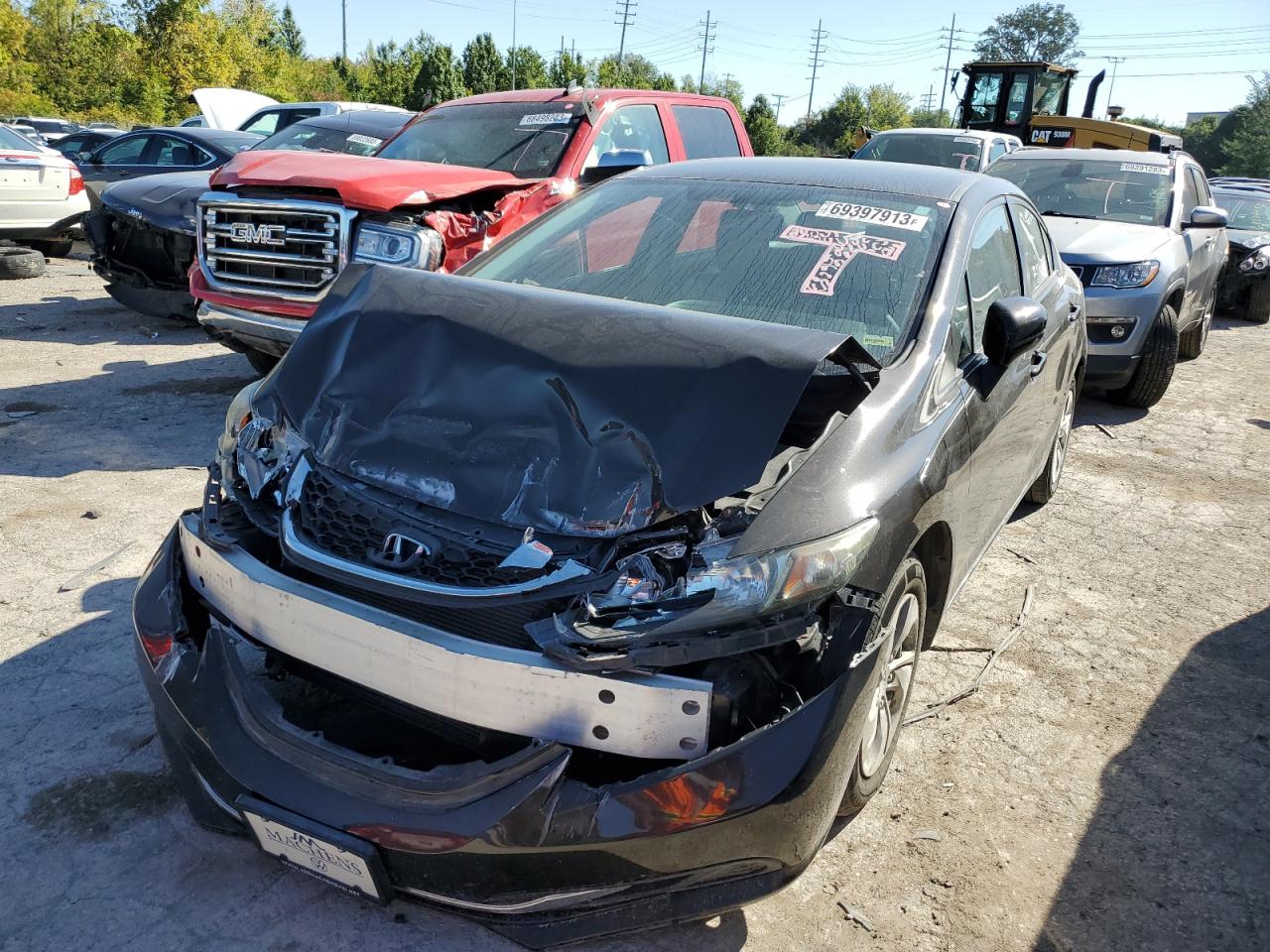 Изображение 1 2014 HONDA CIVIC LX 2014 с VIN 2HGFB2F56EH515267