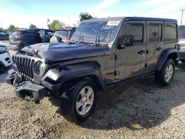 Image 1 of 2022 JEEP WRANGLER UNLIMITED SPORT 2022 with VIN 1C4HJXDM7NW144817