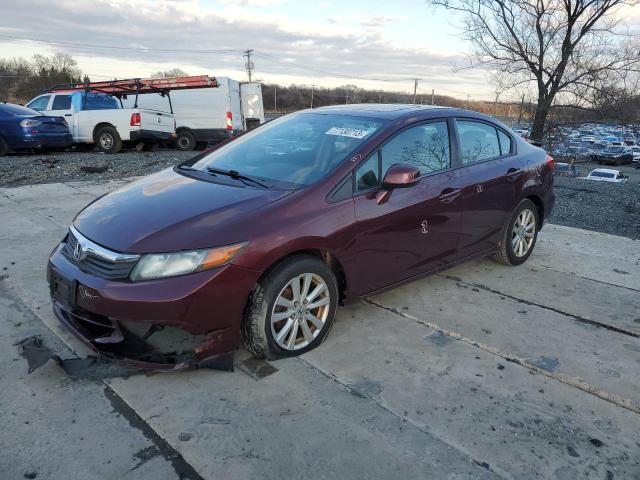 Image 1 of 2012 HONDA CIVIC EX 2012 with VIN 19XFB2F82CE372299