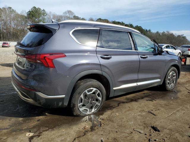 Image 3 of 2022 HYUNDAI SANTA FE BLUE 2022 with VIN KM8S2DA11NU042481