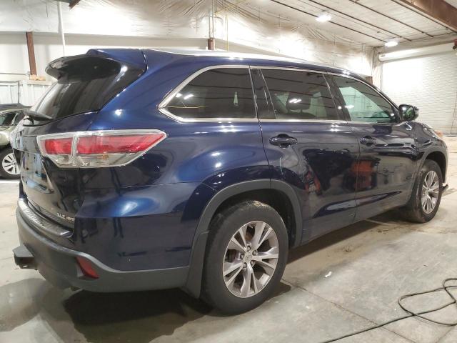 Image 3 of 2015 TOYOTA HIGHLANDER XLE 2015 with VIN 5TDJKRFH5FS168531