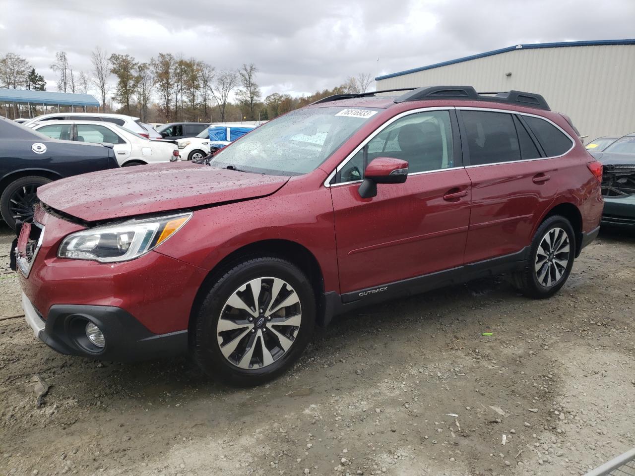 Image 1 of 2017 SUBARU OUTBACK 2.5I LIMITED 2017 with VIN 4S4BSANC5H3340164