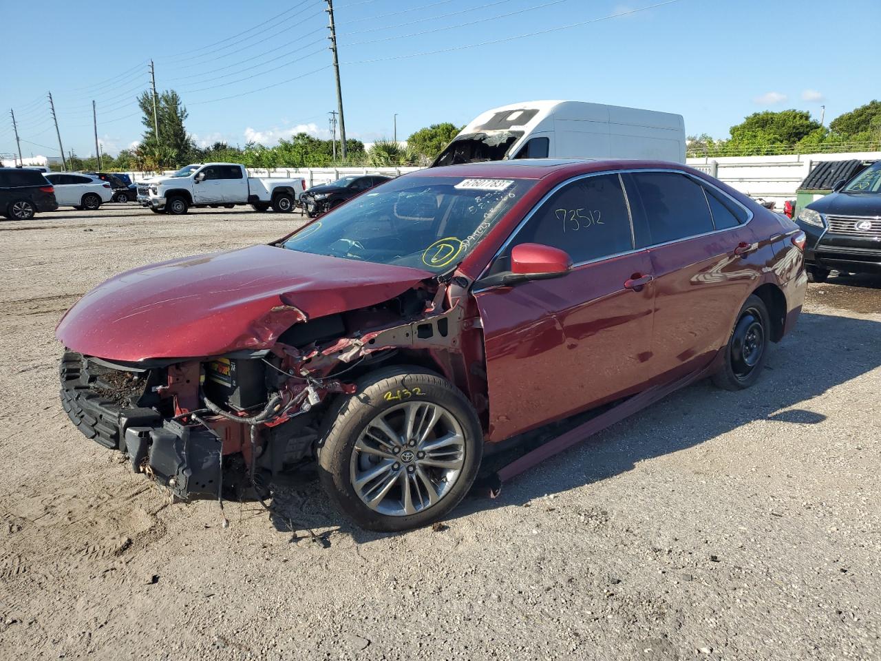 Image 1 of 2016 TOYOTA CAMRY LE 2016 with VIN 4T1BF1FK6GU586160