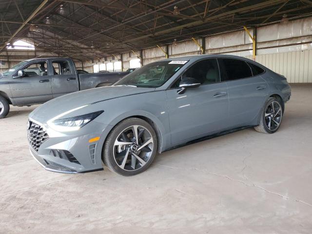 Image 1 of 2021 HYUNDAI SONATA SEL PLUS 2021 with VIN 5NPEJ4J23MH118076