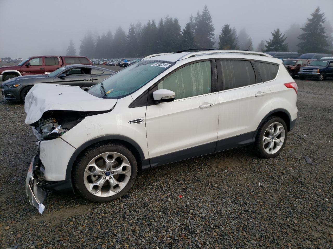 Image 1 of 2014 FORD ESCAPE TITANIUM 2014 with VIN 1FMCU9J94EUE41645