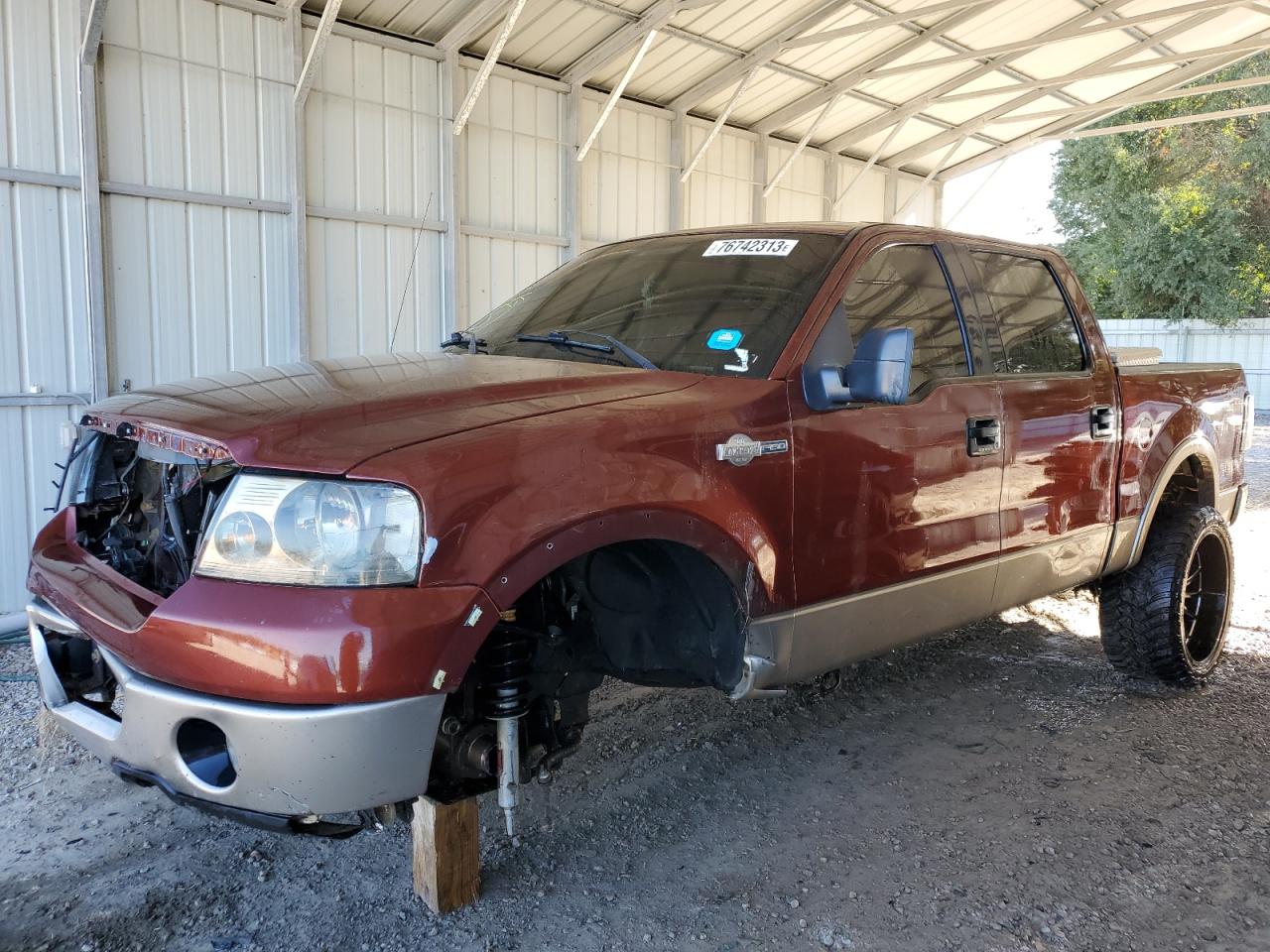 Image 1 of 2006 FORD F150 SUPERCREW 2006 with VIN 1FTPW14V76KC83728